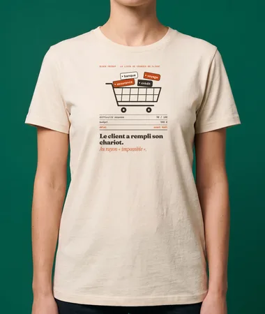 Le chariot de mots-clés du client – T-shirts