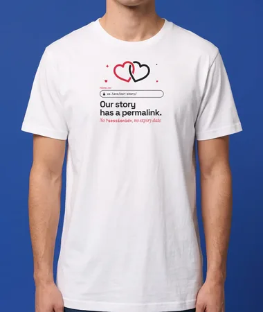 Our story has a permalink – T-shirts