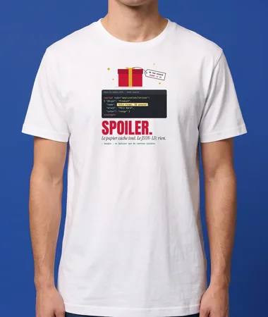 Spoiler dans le JSON-LD – T-shirts
