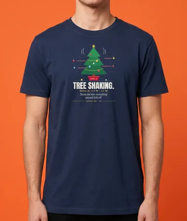 Christmas tree shaking – T-shirts