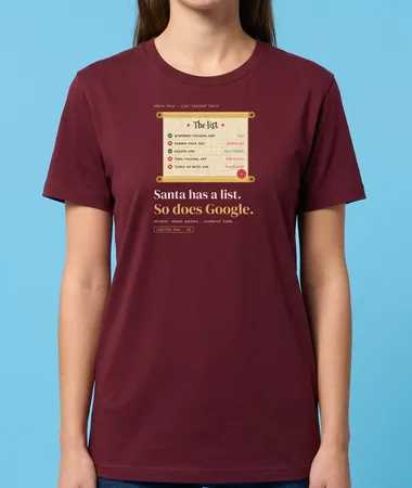 Santa has a list. So does Google – T-shirts