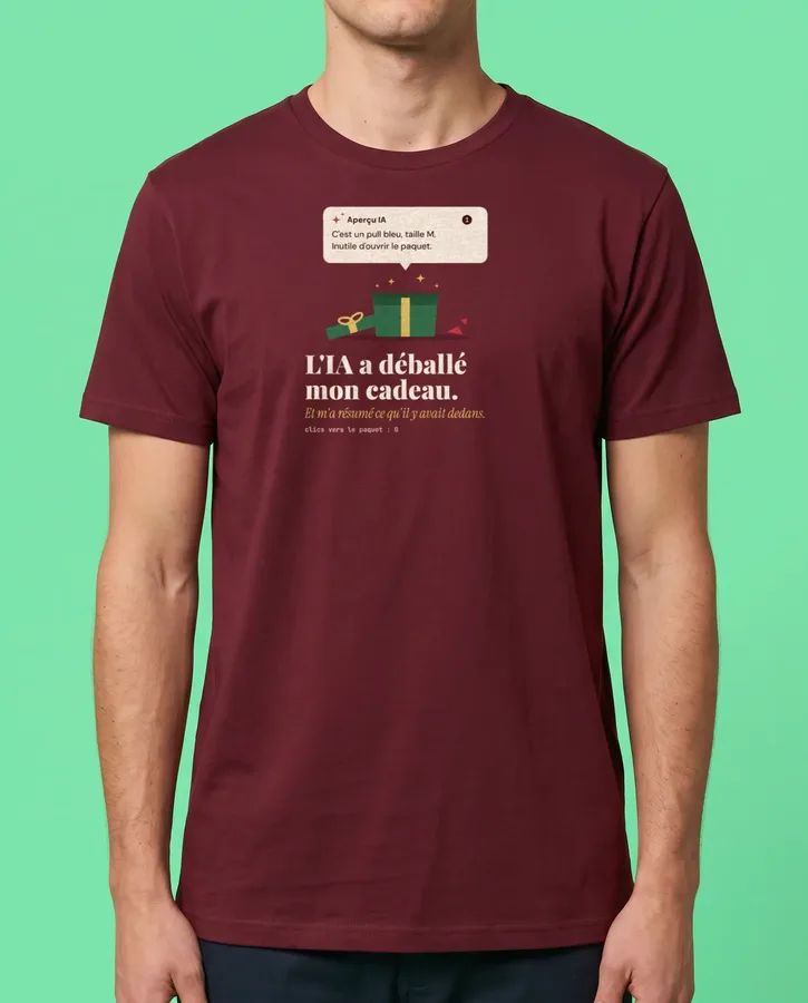 L’IA a déballé mon cadeau – T-shirts