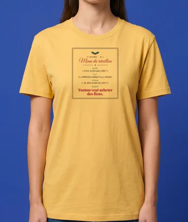 Menu du réveillon : tonton veut des liens – T-shirts