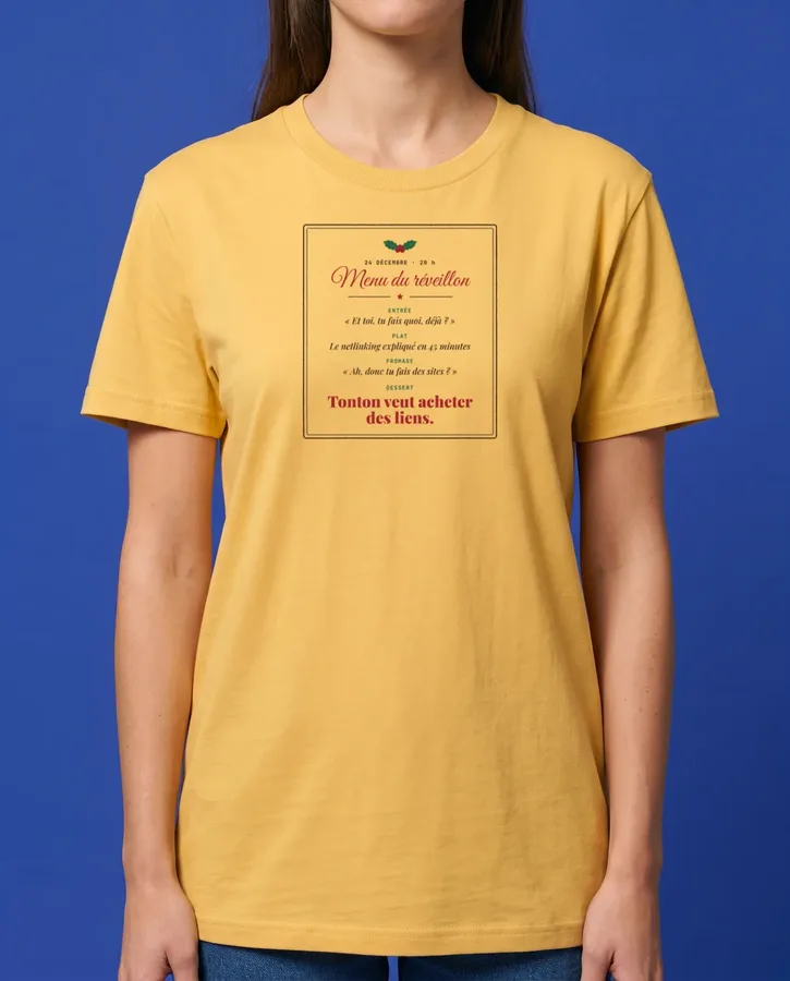 Menu du réveillon : tonton veut des liens – T-shirts