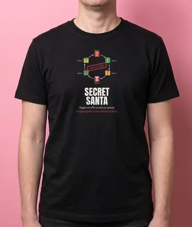 Secret Santa, schéma de liens – T-shirts