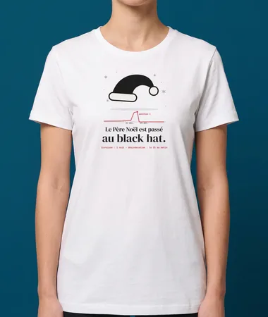 Le Père Noël est passé au black hat – T-shirts