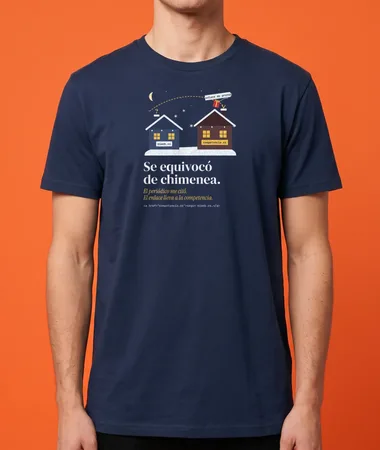 Se equivocó de chimenea – Camisetas