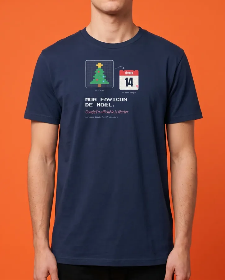 Mon favicon de Noël, affiché en février – T-shirts