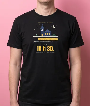 La messe de minuit, selon l’IA – T-shirts