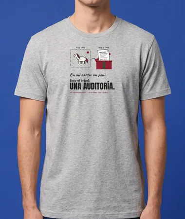 Un poni en la carta, una auditoría bajo el árbol – Camisetas