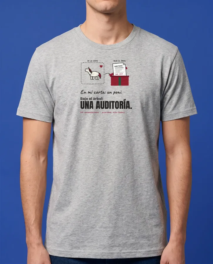 Un poni en la carta, una auditoría bajo el árbol – Camisetas