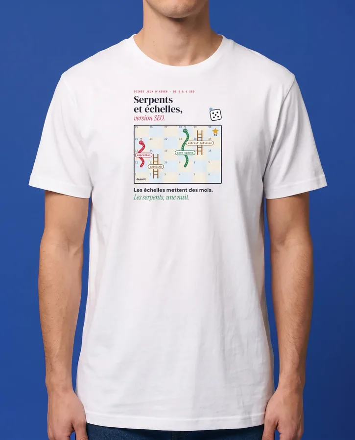Serpents et échelles, version SEO – T-shirts