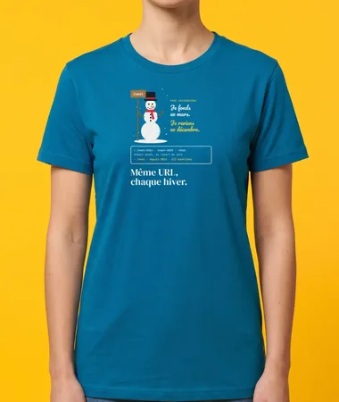 Le bonhomme de neige à la même URL – T-shirts
