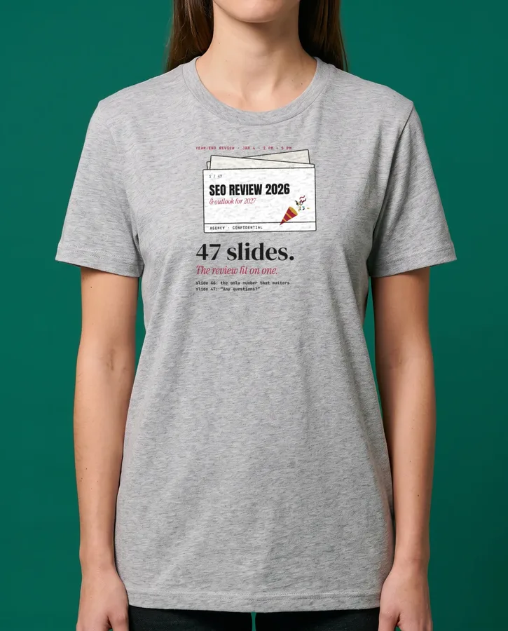The year-end review in 47 slides – T-shirts