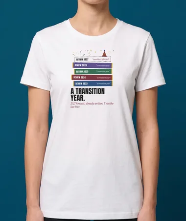 2027, a transition year (like the others) – T-shirts