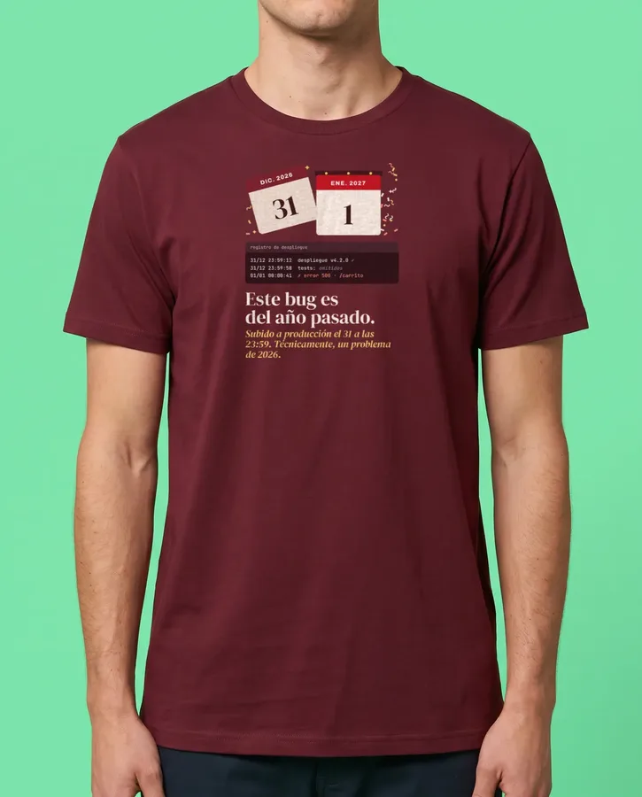 Este bug es del año pasado – Camisetas