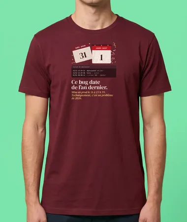 Ce bug date de l’an dernier – T-shirts