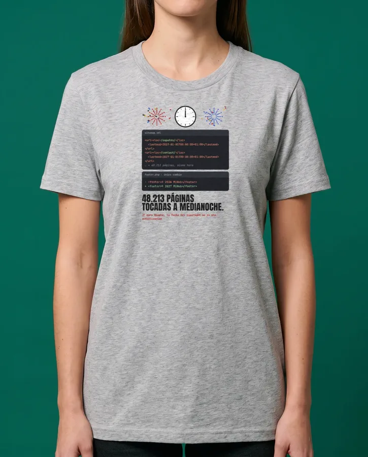 48.213 páginas modificadas a medianoche – Camisetas