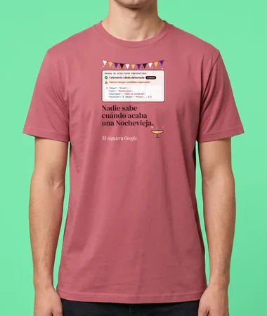 Nochevieja: falta el endDate – Camisetas