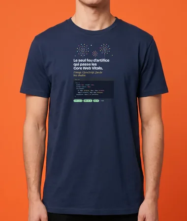 Feu d’artifice 100 % CSS – T-shirts
