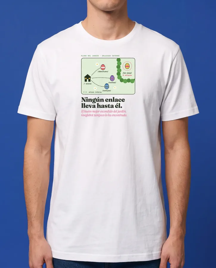 Página huérfana, el huevo mejor escondido – Camisetas