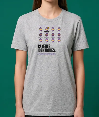 Douze œufs identiques, un seul canonique – T-shirts