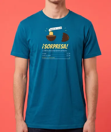 Huevo sorpresa: 3 MB de JavaScript – Camisetas