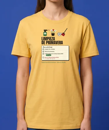 Limpieza de primavera, código 410 – Camisetas