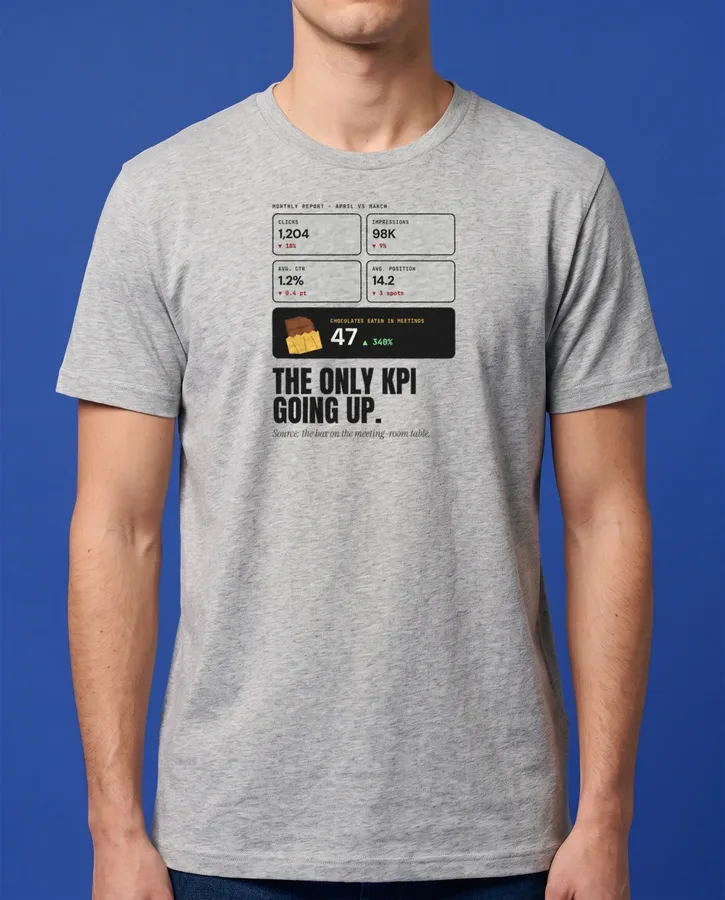 The only KPI going up – T-shirts
