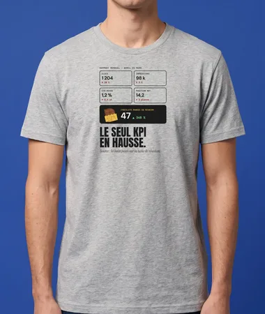 Le seul KPI en hausse – T-shirts
