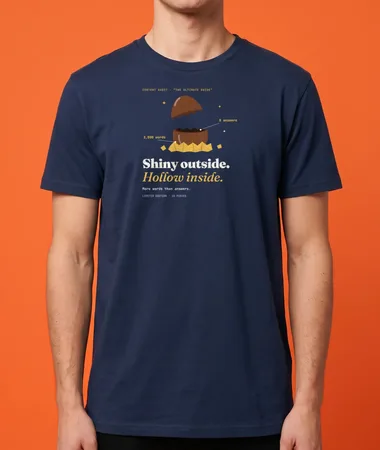 Shiny outside, hollow inside – T-shirts