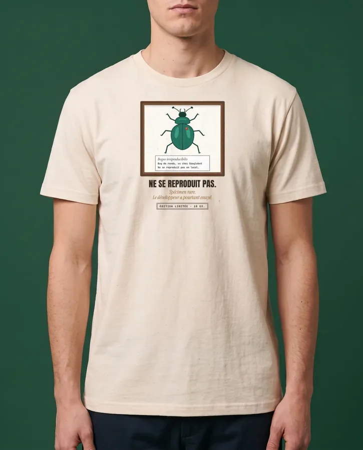 Spécimen rare : le bug qui ne se reproduit pas – T-shirts