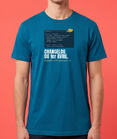 Le changelog du 1er avril – T-shirts