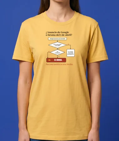 ¿Anuncio de Google o broma del 1 de abril? – Camisetas