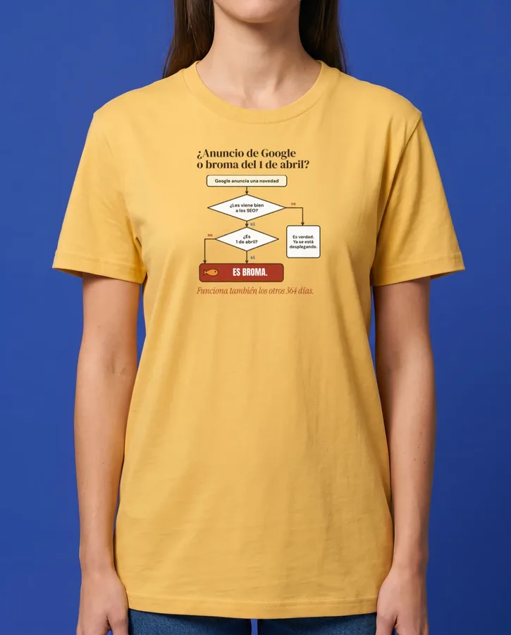 ¿Anuncio de Google o broma del 1 de abril? – Camisetas