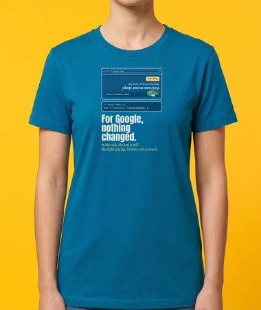 The upside-down website – T-shirts