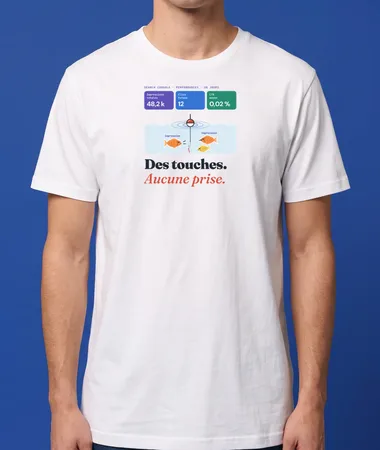 Des touches, aucune prise – T-shirts