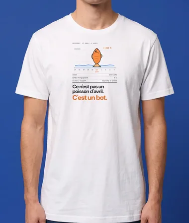 Pas un poisson d’avril : un bot – T-shirts
