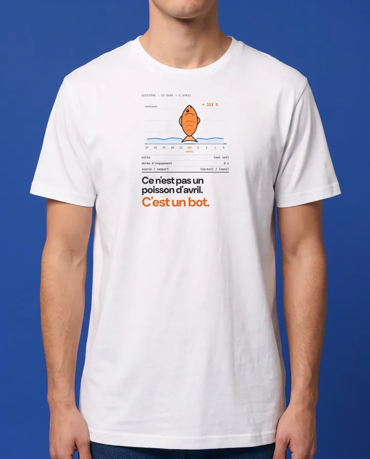 Pas un poisson d’avril : un bot – T-shirts