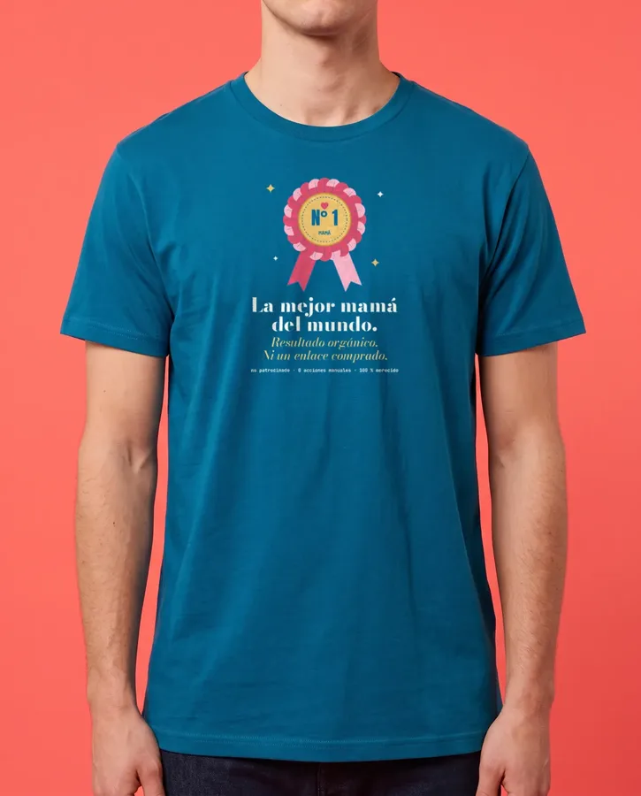 La mejor mamá del mundo, resultado orgánico – Camisetas