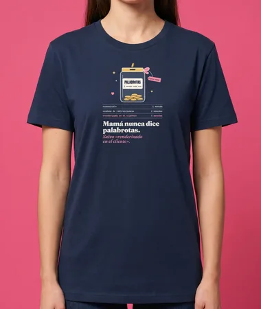 El bote de las palabrotas de mamá – Camisetas