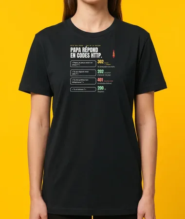 Papa répond en codes HTTP – T-shirts