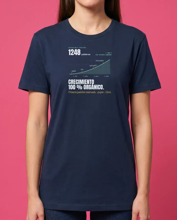 Primera palabra indexada: «papá» – Camisetas