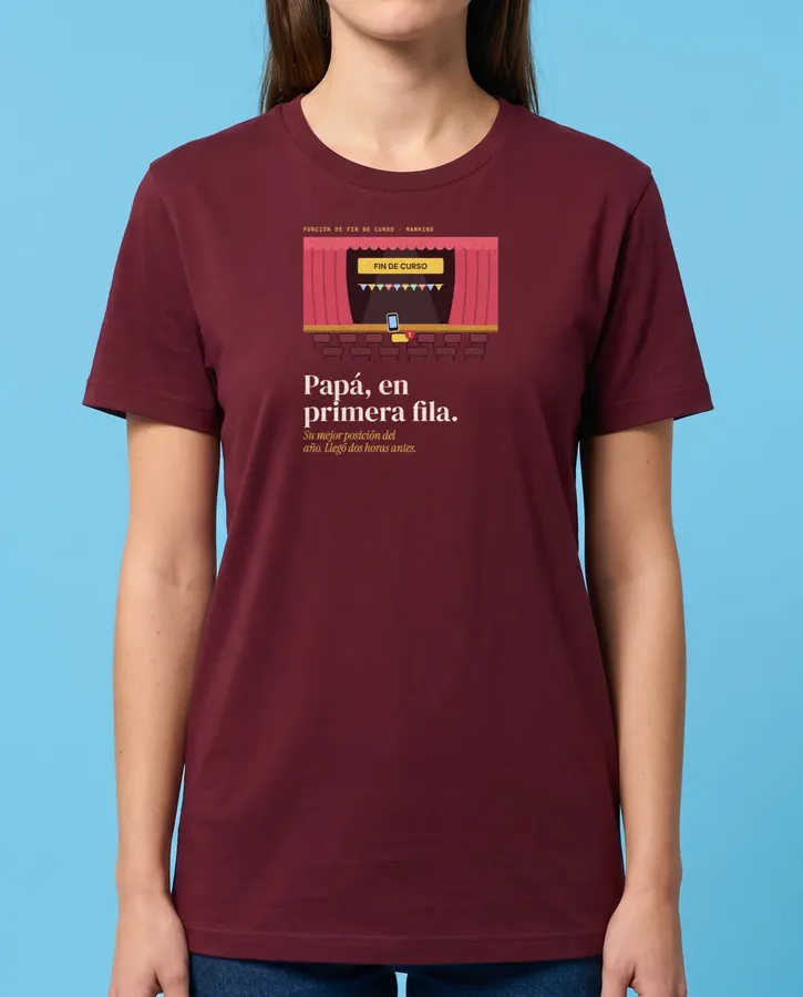 Función de fin de curso: papá en primera fila – Camisetas
