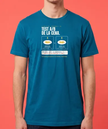 Test A/B de la cena: pasta contra pasta – Camisetas