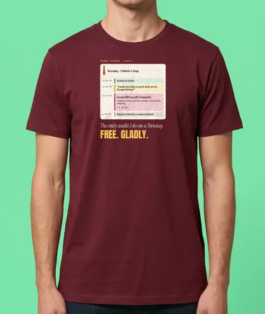 Father’s Day, the agenda – T-shirts