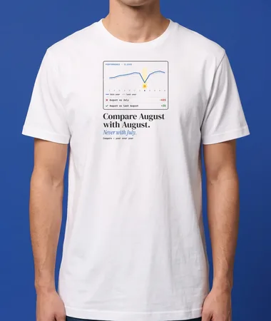 Compare August with August – T-shirts