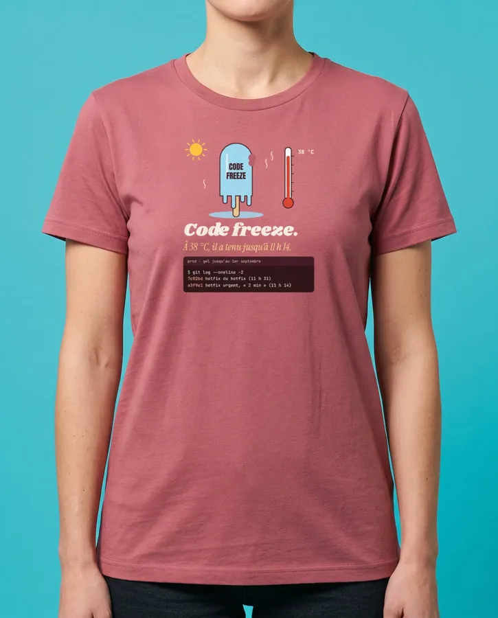 Code freeze à 38 °C – T-shirts