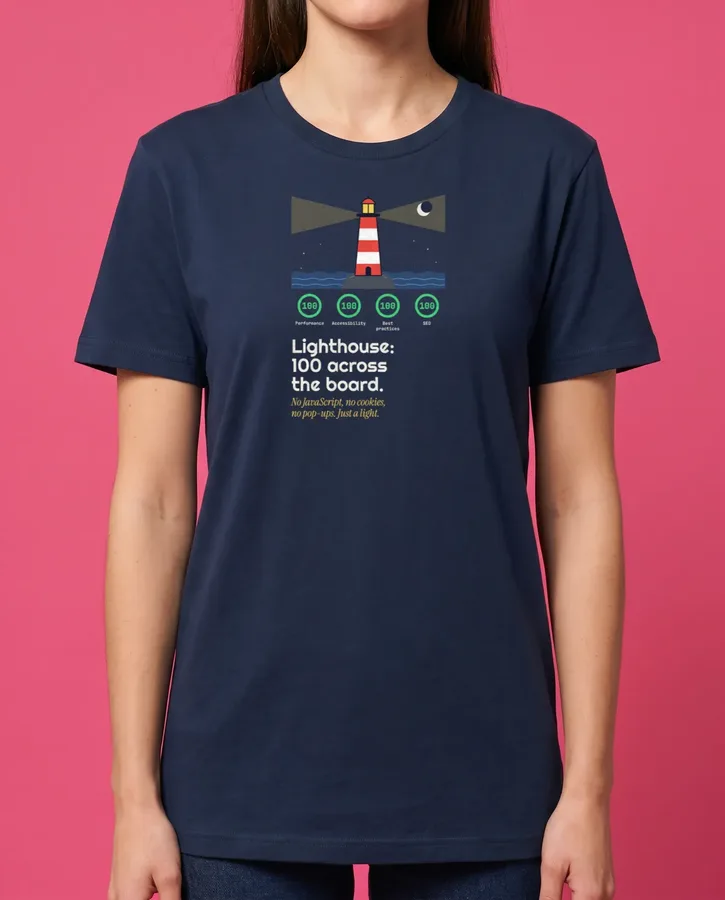The only Lighthouse with a perfect 100 – T-shirts
