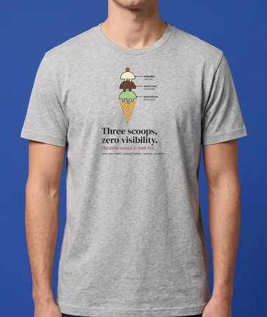 Three scoops: noindex, nofollow, noarchive – T-shirts
